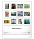 Wall calendar Impressionism 2021