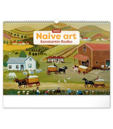 Wall calendar Naive Art – Konstantin Rodko 2021