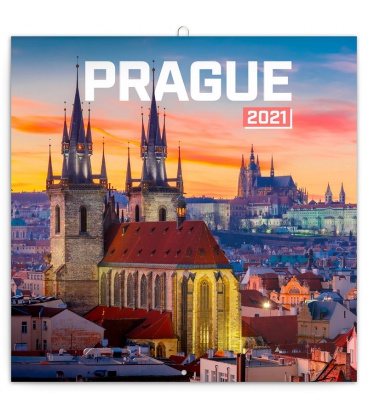 Wall calendar Prague Nostalgic 2021