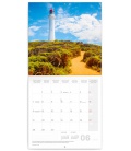 Wall calendar Lighthouses 2021