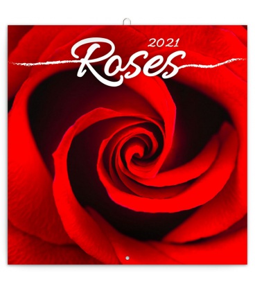 Wall calendar Roses – scented 2021