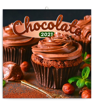Wall calendar Chocolate – scented 2021