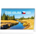 Table calendar Landscape of Czech Republic 2021