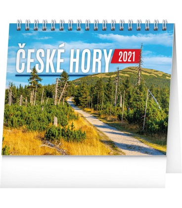 Table calendar Czech Mountains 2021