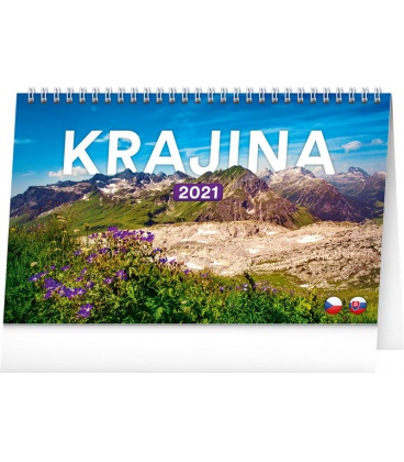 Tischkalender Landscapes CZ/SK 2021