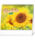 Table calendar Sunflower planner with quotes SK 2021