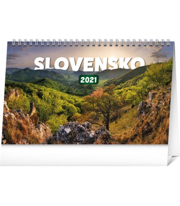 Table calendar Slovakia 2021