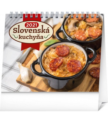 Stolní kalendář Slovenská kuchyňa SK 2021