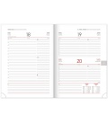 Daily diary A5 Cambio Classic red 2021