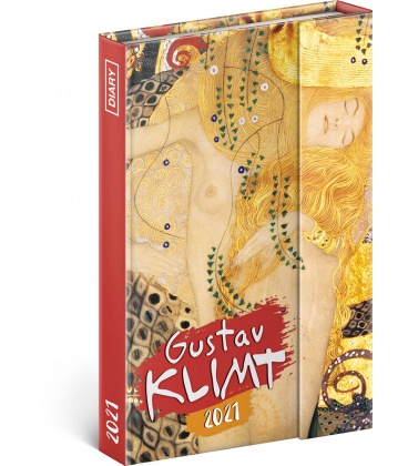 Diář týdenní magnetický Gustav Klimt 2021
