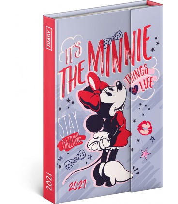 Wochentagebuch magnetisch - Terminplaner Minnie 2021