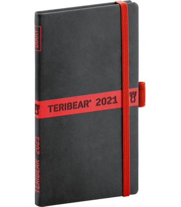 Weekly pocket diary Teribear black 2021