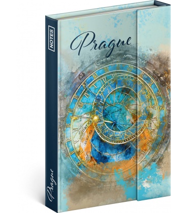 Notebook pocket magnetic Prague Astronomical Clock, lined 2021