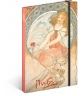Notebook A5 Alphonse Mucha – Painting, unlined 2021