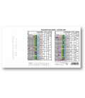 Tischkalender Jahresplanung Karte  2021