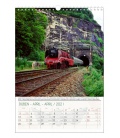 Wall calendar Steam locomotives in foreign services 2021