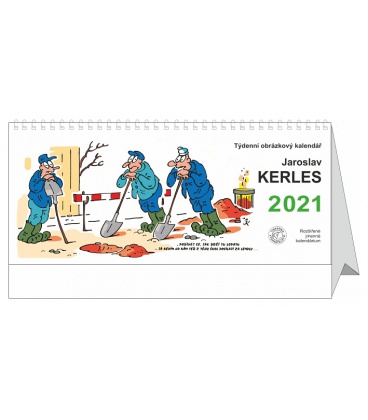 Table calendar Jaroslav Kerles 2021