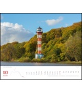 Wandkalender Deutschlands schönste Leuchttürme 2021