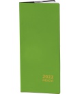 Pocket diary monthly PVC - green 2022