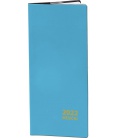 Pocket diary monthly PVC - blue 2022