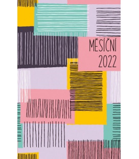 Pocket diary monthly lamino - MINI - Obdélníky 2022