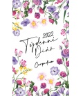 Pocket diary fortnightly lamino - Květiny - Carpe diem 2022