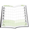 Pocket diary fortnightly PVC - bordo 2022