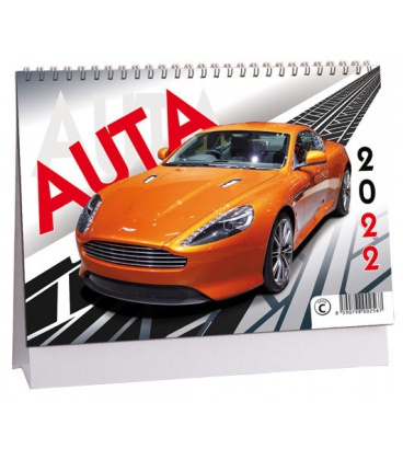 Stolní kalendář Auta 2022