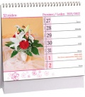 Table calendar Květiny mini 2022
