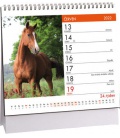 Stolní kalendář Koně mini 2022