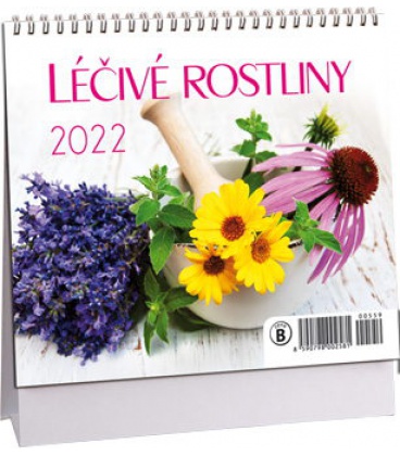 Tischkalender Léčivé rostliny mini 2022