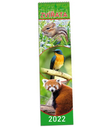Wall calendar Zvířata - vázanka 2022