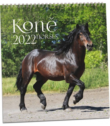 Nástěnný kalendář Koně 2022