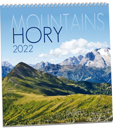 Nástěnný kalendář Hory 2022