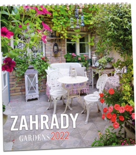 Wall calendar Zahrady 2022