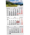 Wall calendar 3 monthly / Tříměsíční s okénkem 2022