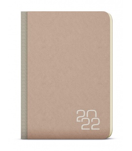 Weekly Diary A5 with notes - Zoro - ECO - přírodní barva, beige 2022
