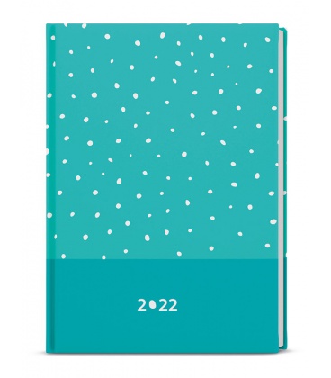 Daily Diary A5 - David - lamino -  turquoise 2022