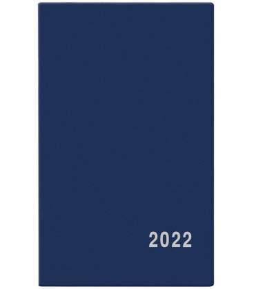 Fortnightly Pocket Diary - Alois - PVC - blue  2022