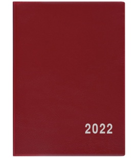 Fortnightly Pocket Diary - Hynek - PVC - burgundy 2022