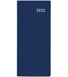 Pocket-Terminplaner monats - Božka - PVC - blau 2022
