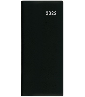 Pocket-Terminplaner monats - Božka - PVC - schwarz 2022