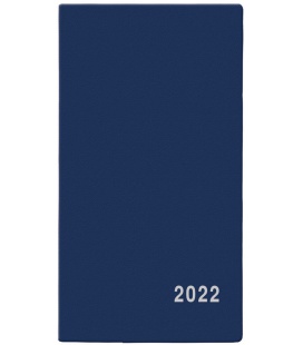 Pocket-Terminplaner monats - Františka - PVC - blau 2022