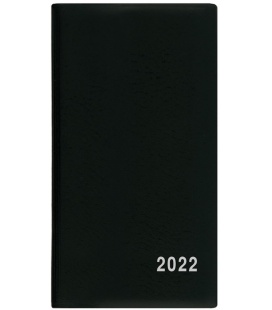 Pocket-Terminplaner monats - Františka - PVC - schwarz 2022