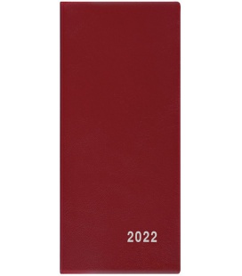 Pocket-Terminplaner monats - Xenie - PVC - burgundy 2022