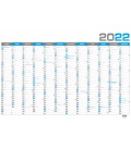 Wall calendar Yearly calendar B1 - modrý 2022