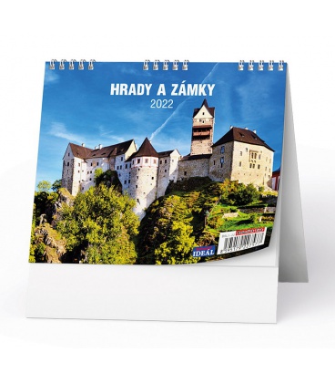 Table calendar IDEÁL - Hrady, zámky a památky 2022