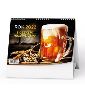 Table calendar Rok 2022 s českými minipivovary 2022