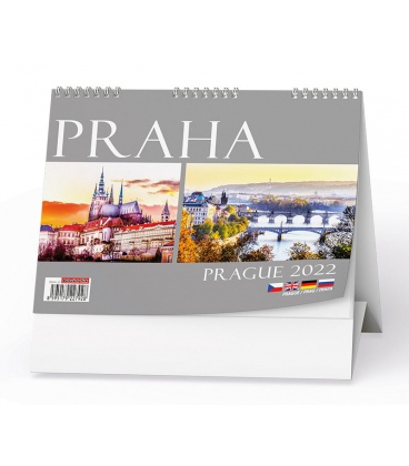 Table calendar Praha 2022