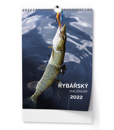 Nástěnný kalendář Rybářský kalendář - A3 2022